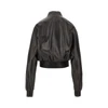 nappa leather bomber jacket