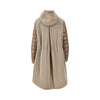 nylon parka down jacket
