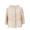 quilted reversible down jacket