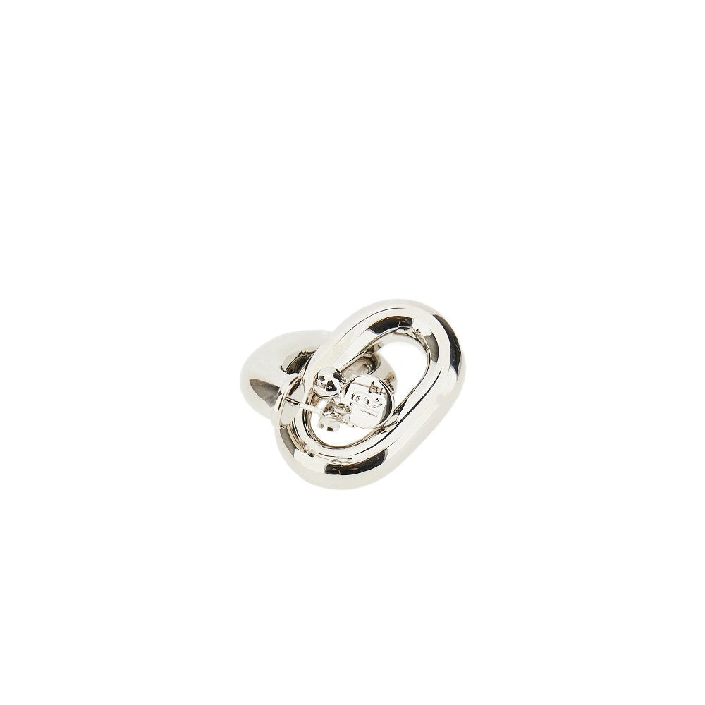 double xl link earrings