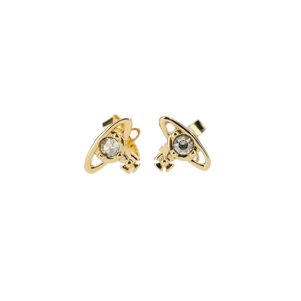 nano solitaire earrings