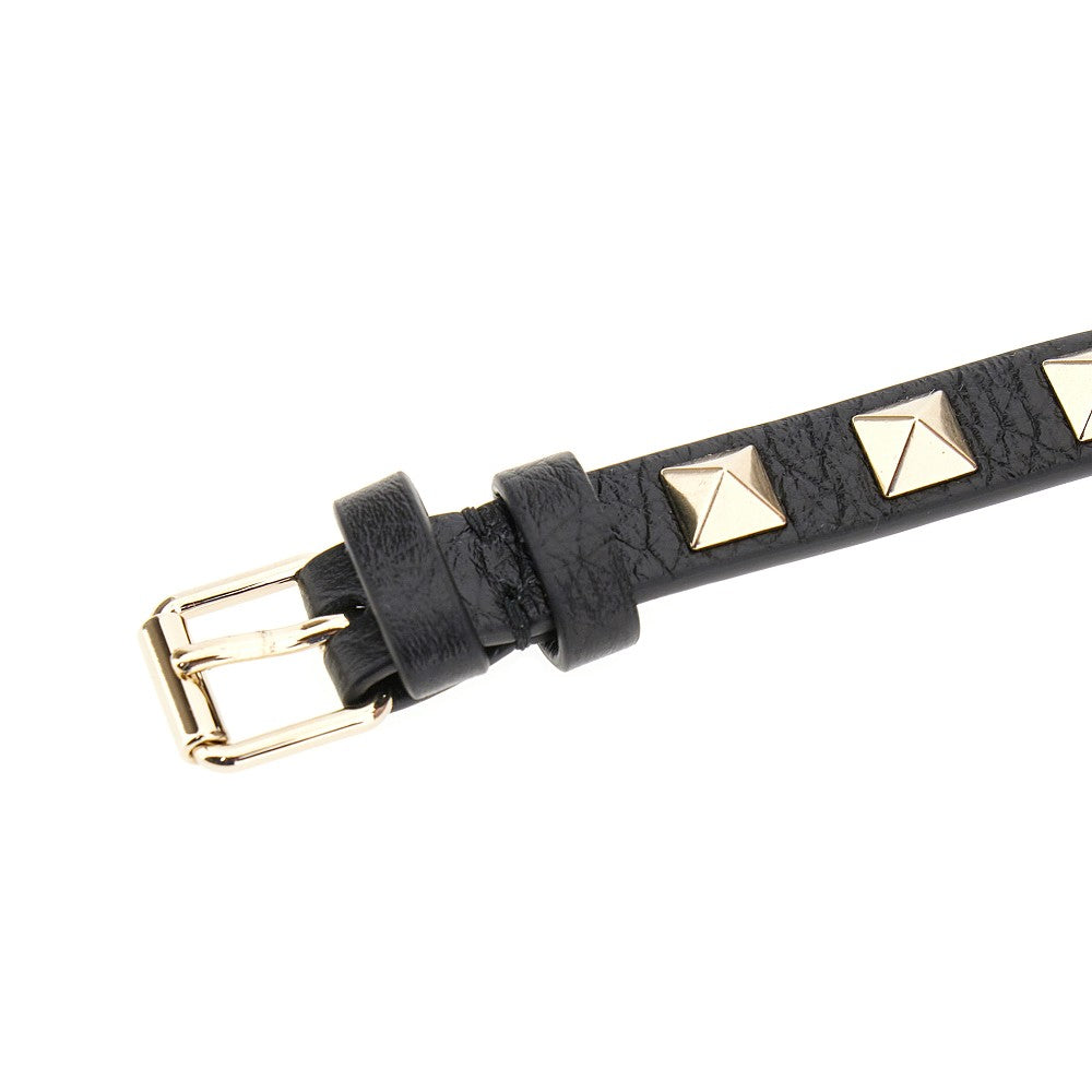 rockstud leather bracelet