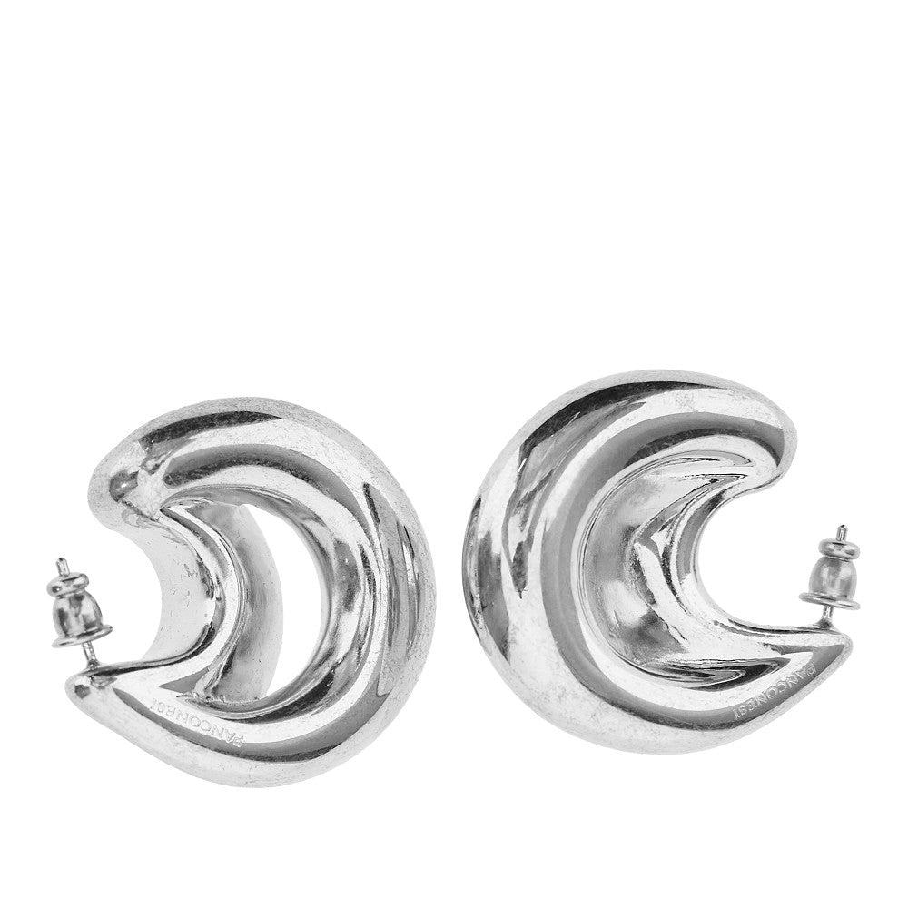 double blow up earrings