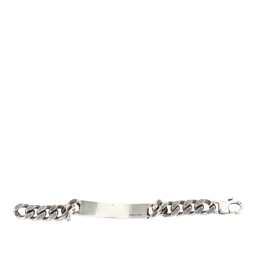 logo plate bracelet