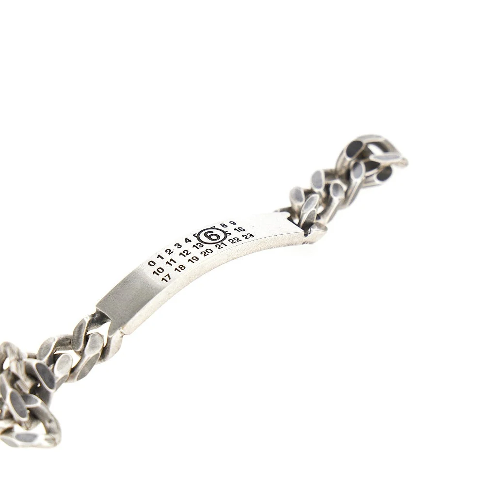 logo plate bracelet