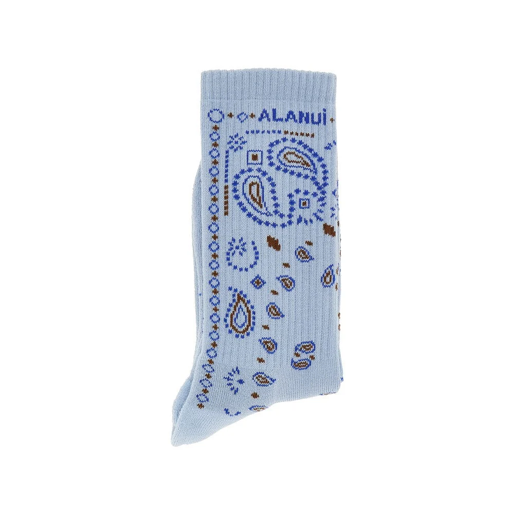 ALANUI OS cotton-blend socks with bandana motif
