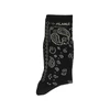 cotton-blend socks with bandana motif