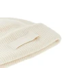 knitted beanie hat with gros-grain logo