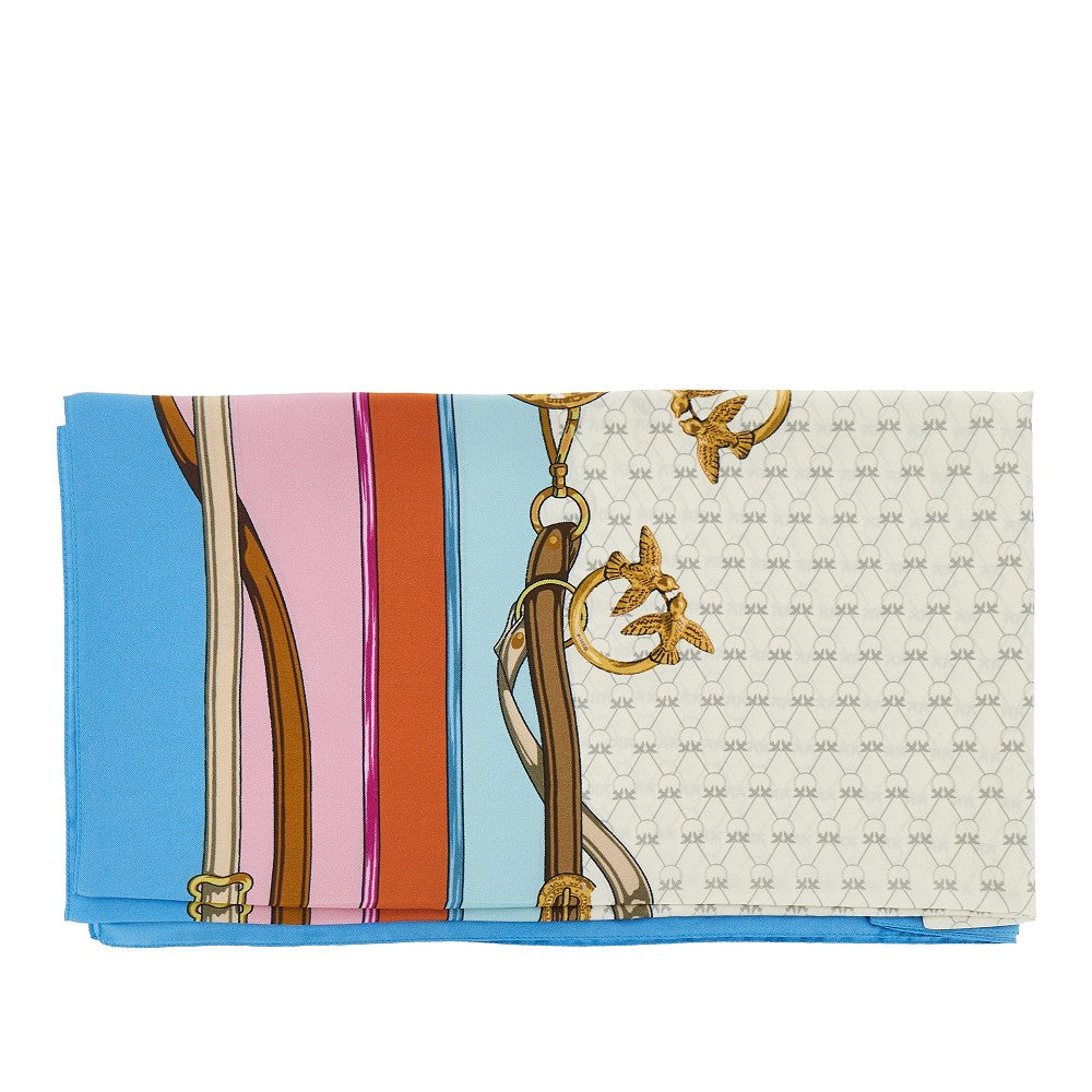 printed twill scarf