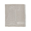 jacquard linen-blend scarf