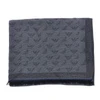 viscose-blend scarf with eagle motif