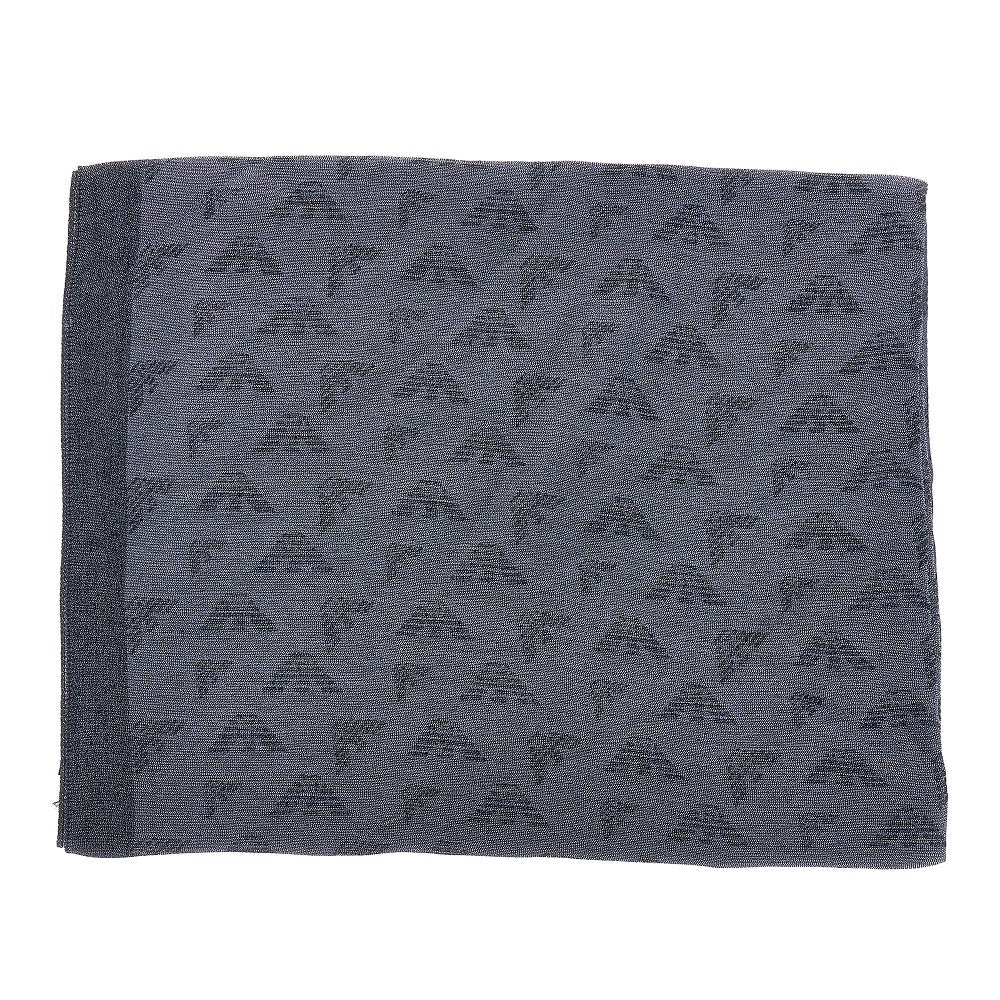 EMPORIO ARMANI OS viscose-blend scarf with eagle motif