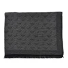 viscose-blend scarf with eagle motif