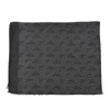 viscose-blend scarf with eagle motif