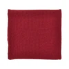 wool scarf with logo embroidery