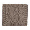 wool-blend scarf with logo label