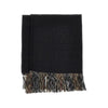 check wool reversible cape