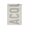 jacquard logo wool scarf