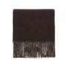 jacquard logo wool scarf