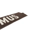 jacquard logo wool scarf