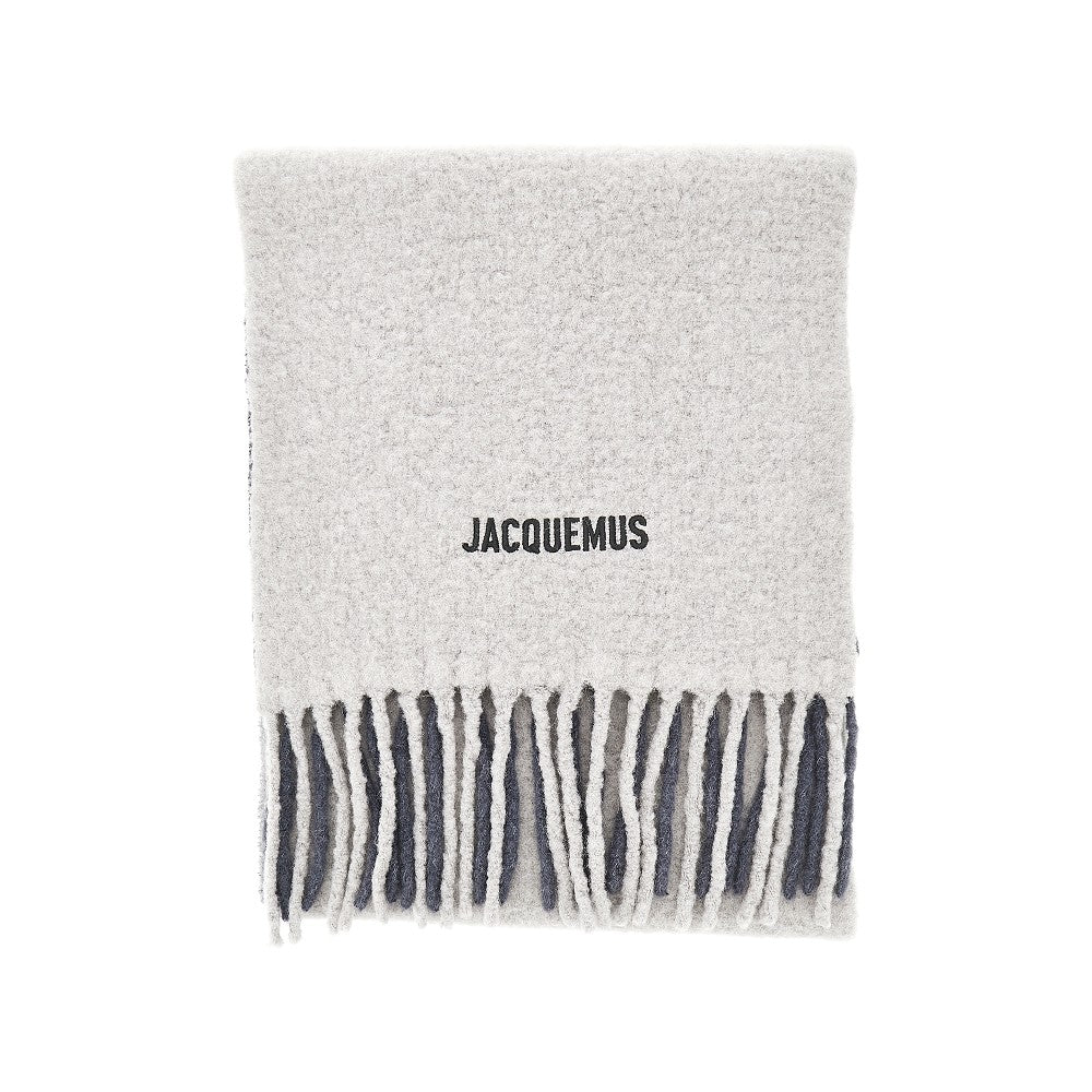 JACQUEMUS OS moisson alpaca-blend scarf