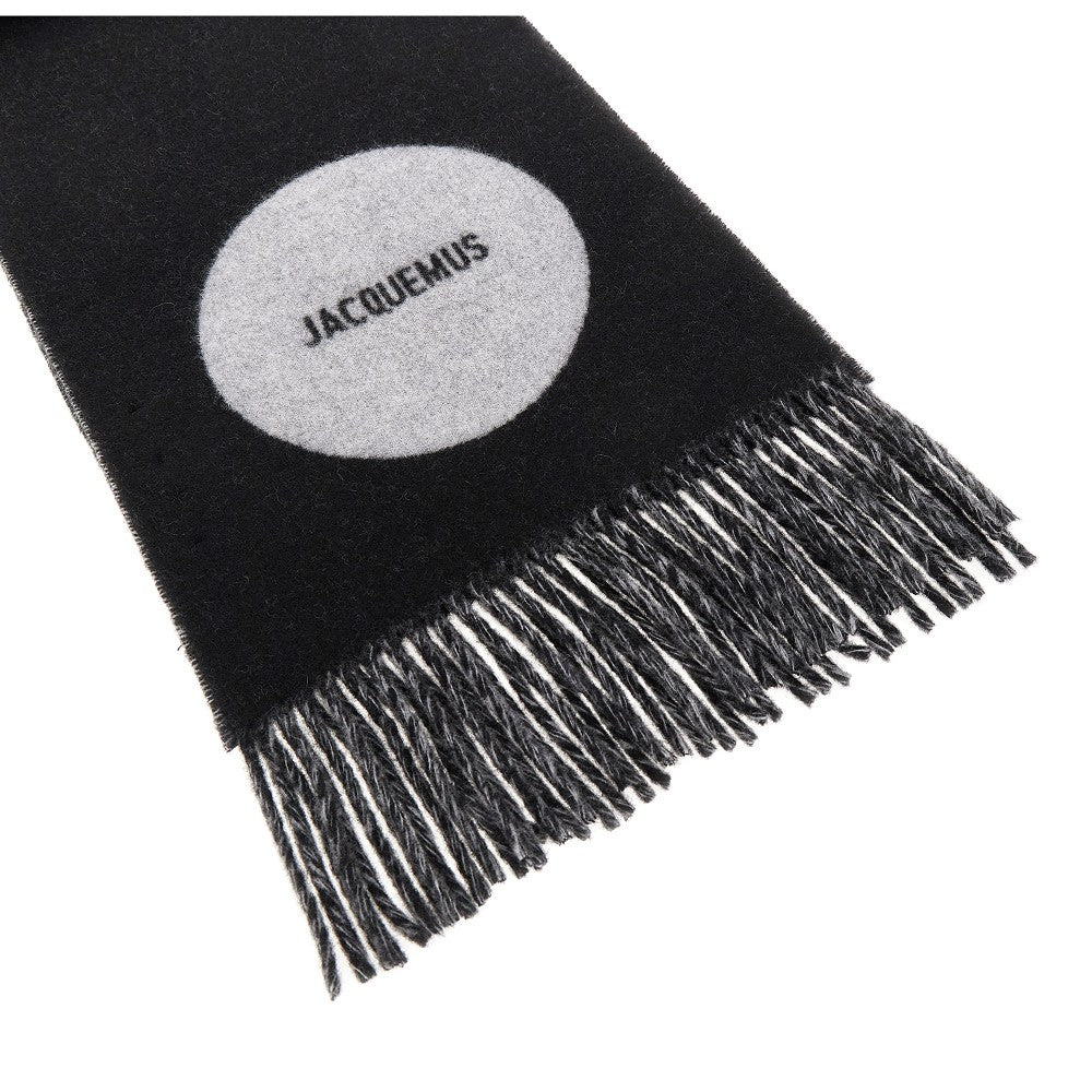 JACQUEMUS OS rond carré wool scarf