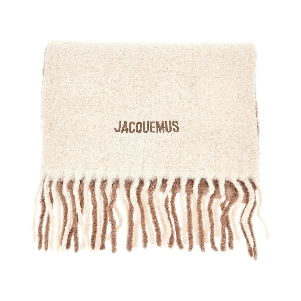 JACQUEMUS OS moisson alpaca-blend scarf