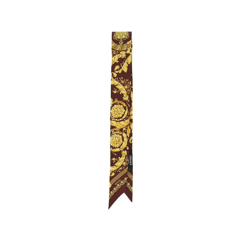 VERSACE OS barocco print silk bandeaux