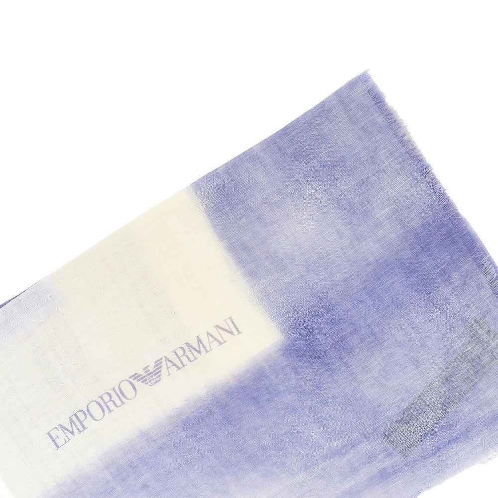 silk and linen-blend scarf