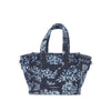 bandana printed canvas small shopping bag