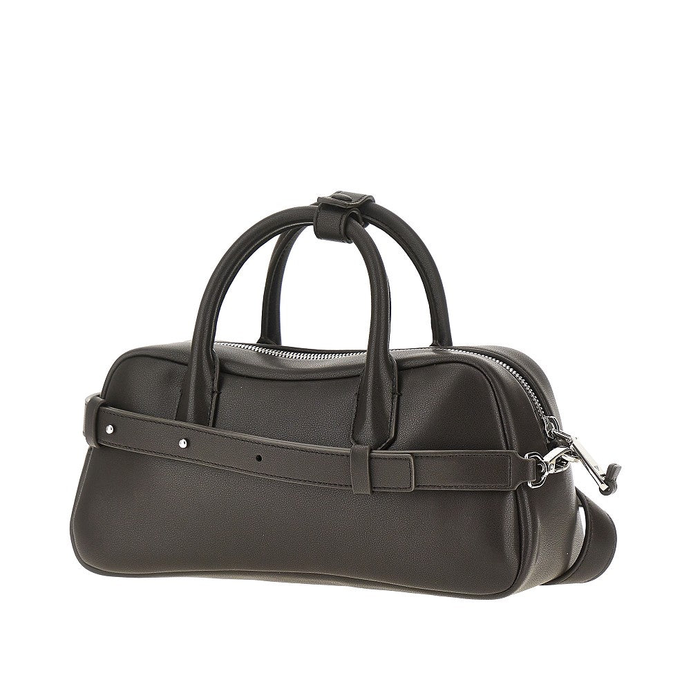 nappa leather medium bowling bag