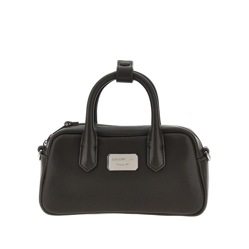 nappa leather mini bowling bag