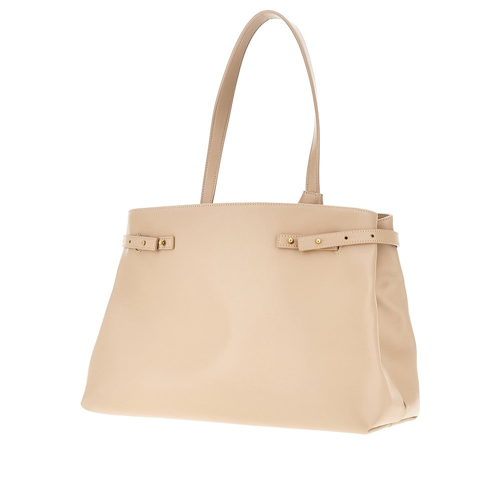 leather shopping bag