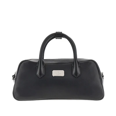 nappa leather medium bowling bag