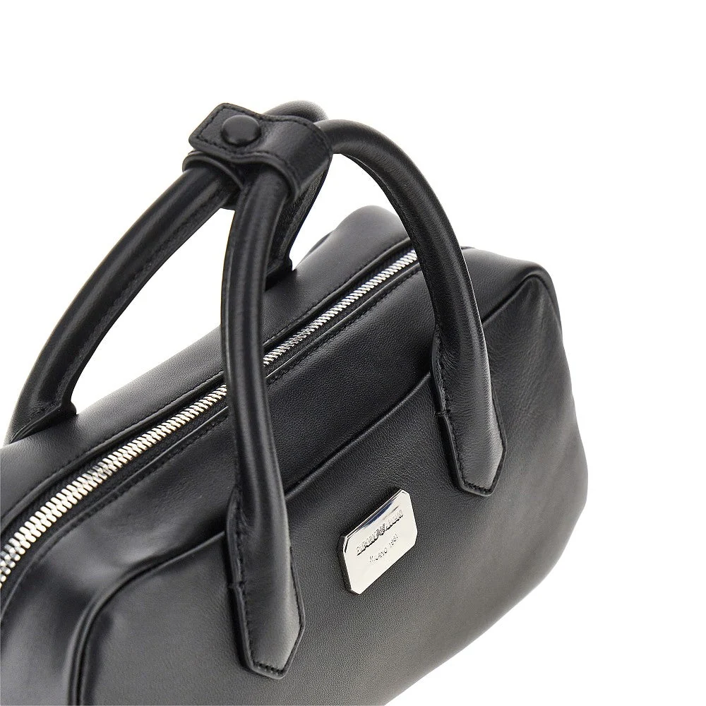 nappa leather medium bowling bag