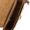 faux suede leather bag with fringes