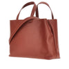 leather shopping bag