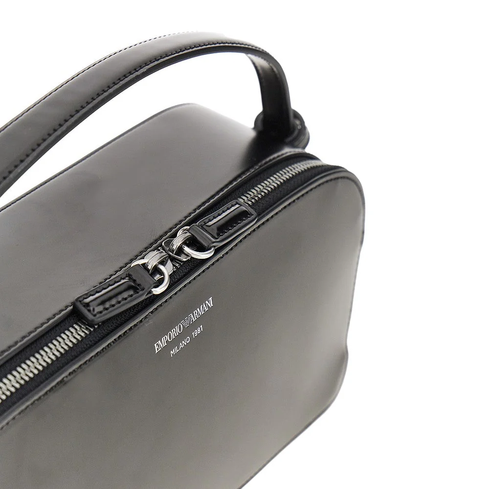spazzolato faux leather bag
