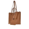 emporio armani 1981 leather shopping bag