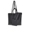 emporio armani 1981 leather shopping bag