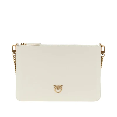 flat classic leather pouch