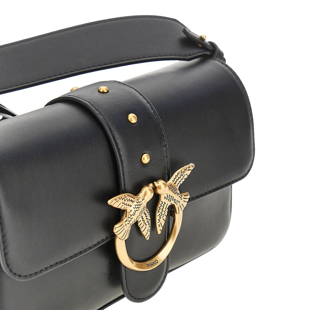 leather mini love bag slouchy bag