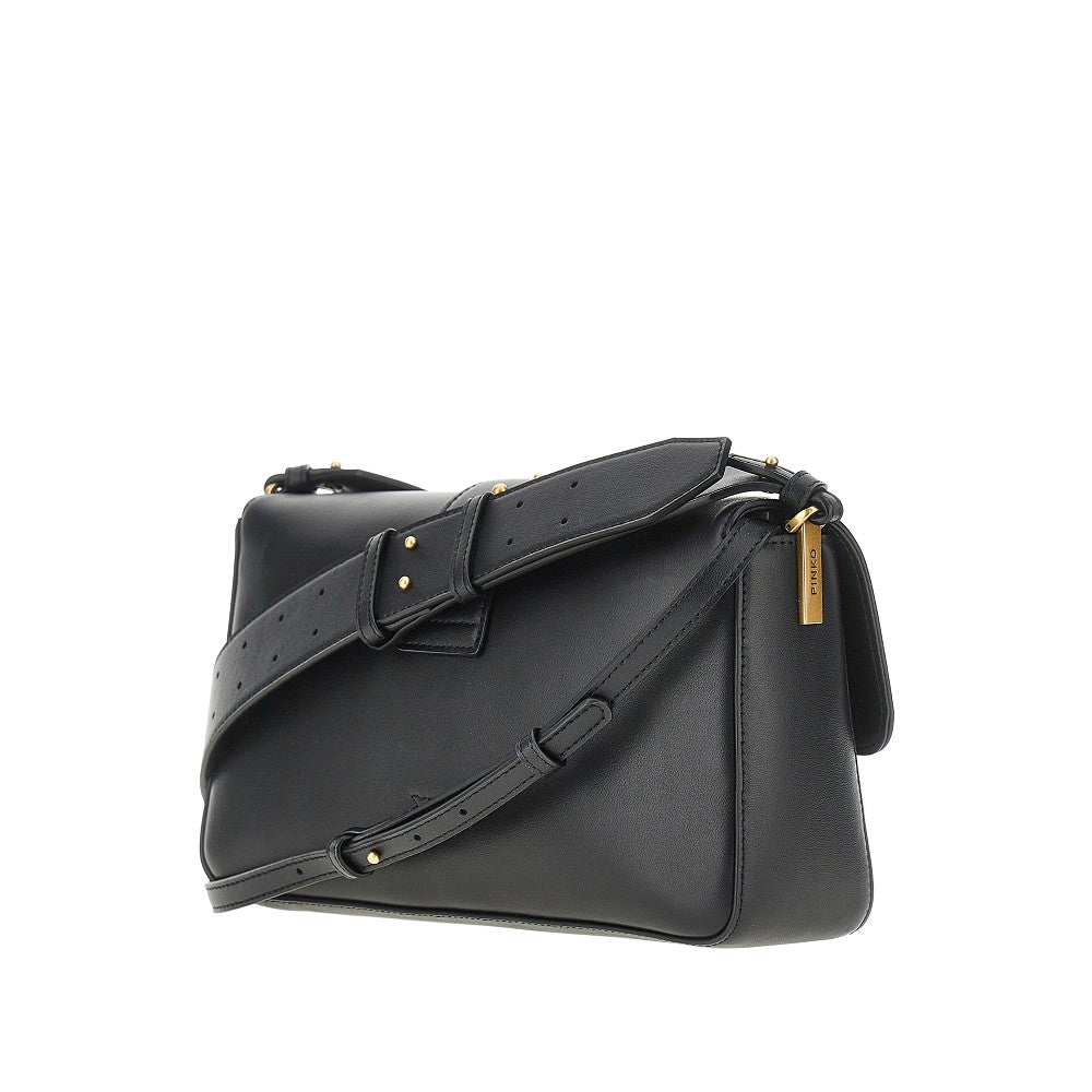 PINKO OS leather medium love bag slouchy bag