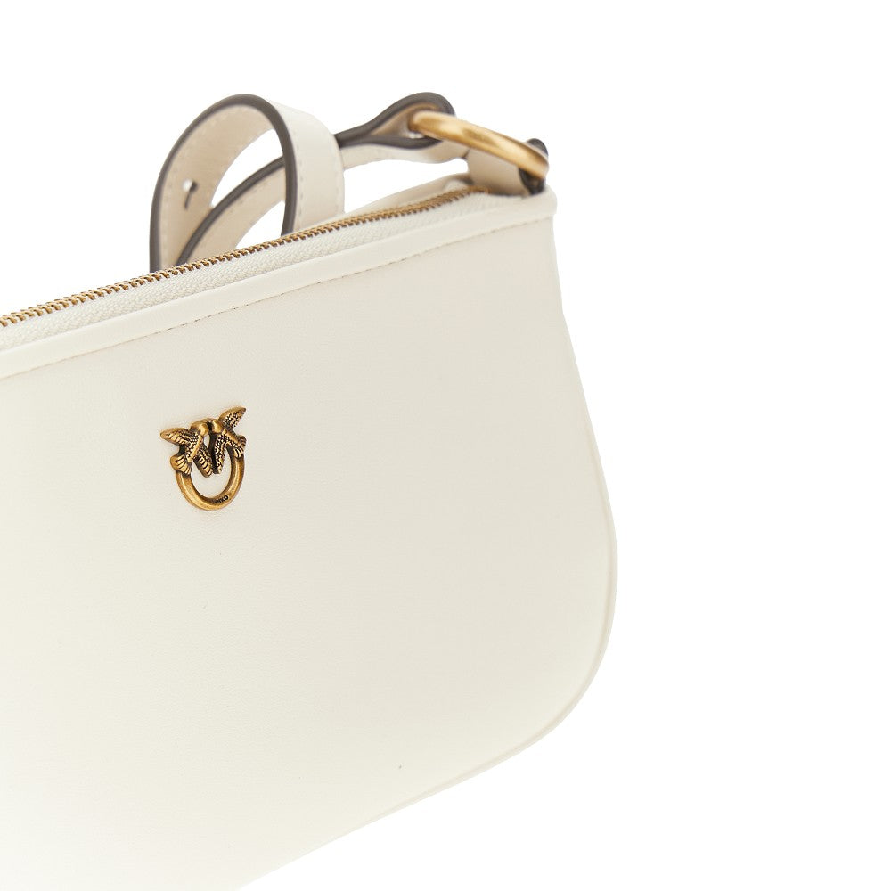 leather mini baguette bag