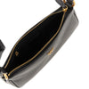 leather mini baguette bag