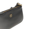 leather mini baguette bag