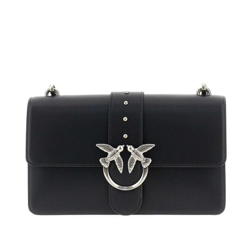 PINKO OS love one classic leather bag