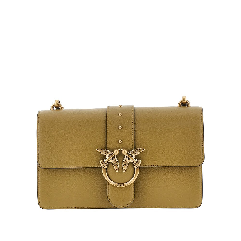 PINKO OS love one classic leather bag