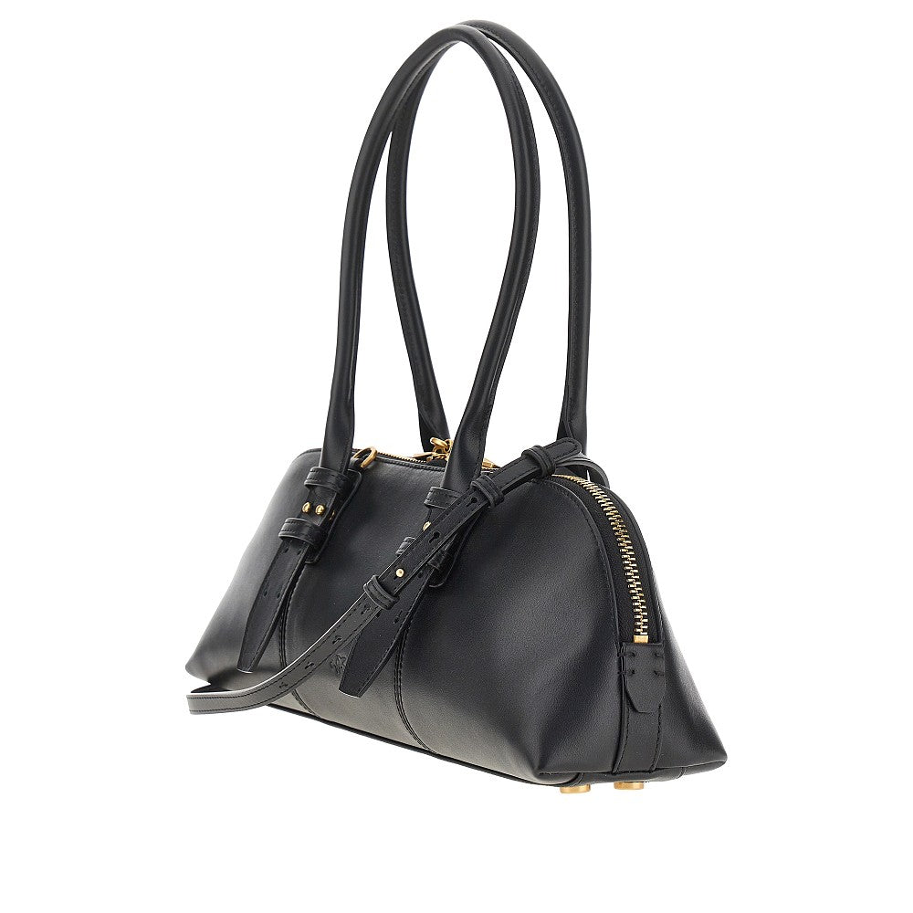 PINKO OS leather large escape bag horizontal bag