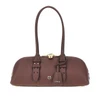 leather large escape bag horizontal bag
